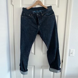 Momotaro 0605-40 Legacy Blue 14.7 oz Selvedge Jeans - Natural Tapered Fit